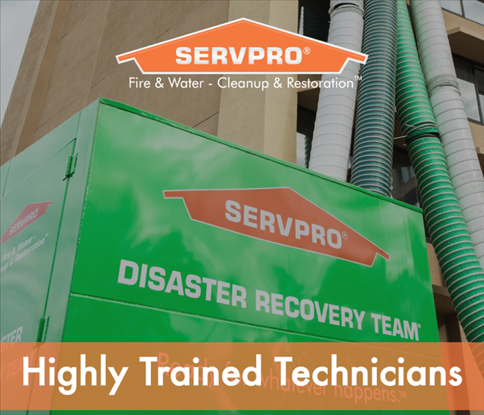 SERVPRO van parked