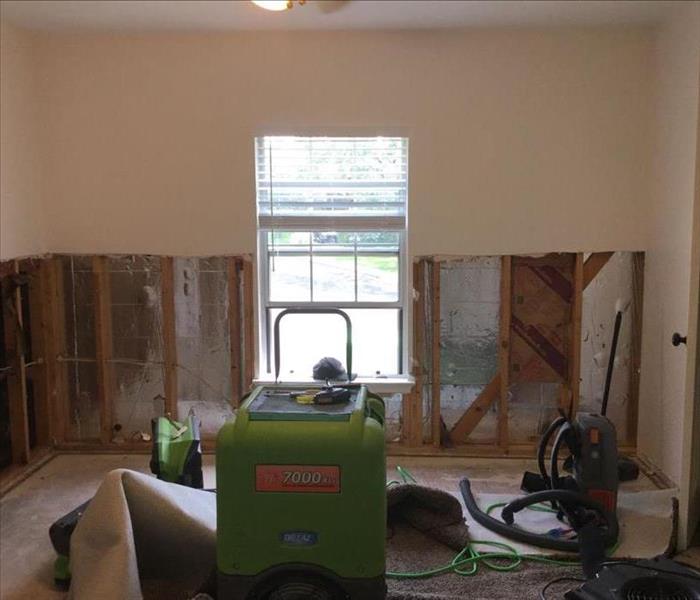 mid demolition in a home